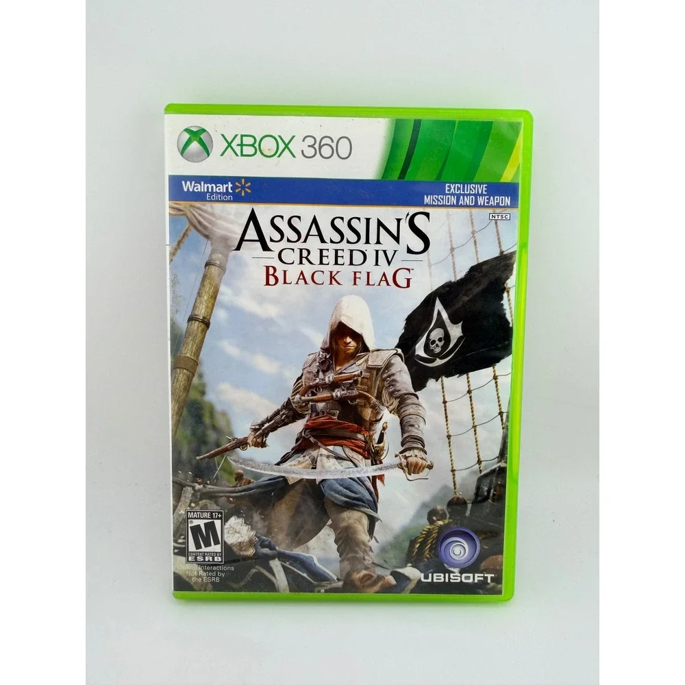 Assassins Creed IV Black Flag‎ Walmart Edition Xbox 360 2-Disc Set 2013 NTSC